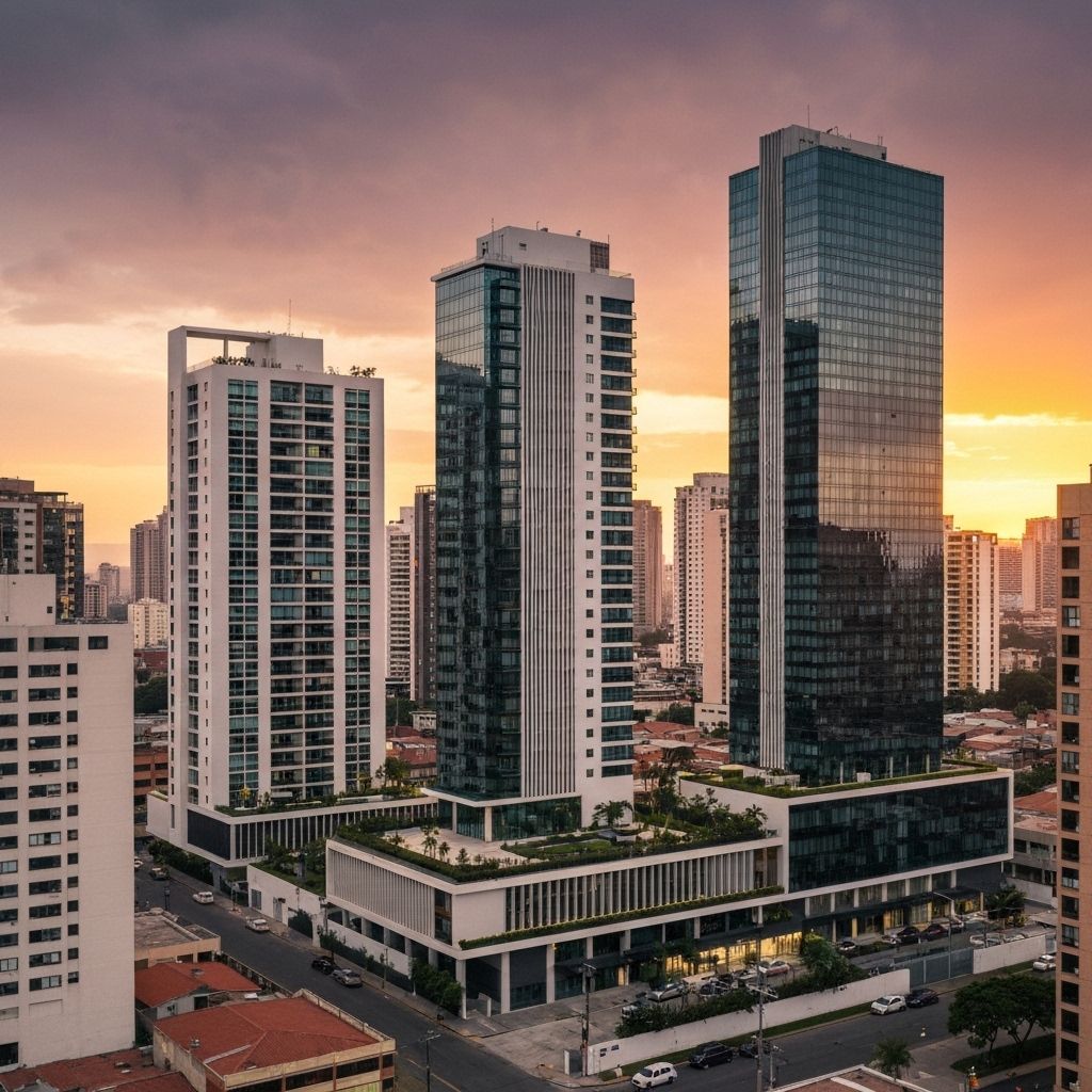 Edificios modernos en Venezuela